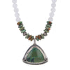 Moonstone and Turquoise Runway Necklace