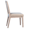 一對拉斐爾餐椅，採用阿卡西亞木和沙色棉混紡材質