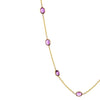 18K Amethyst Gold Necklace