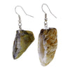 Natural Agate Geode Earrings