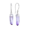 Amethyst Crystal Spire Earrings