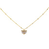 Adriene 18K Gold Filled Pendant Necklace with CZs