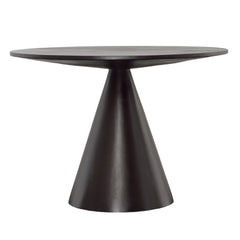 Florina Outdoor Dining Table Black Lava