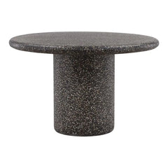 Black Terazzo Outdoor Dining Table