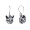 Kätzchen-Ohrringe aus Sterlingsilber