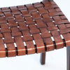 PAAR Designer-Esszimmerstühle aus gewebtem Leder
