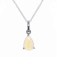 Petite Natural Ethiopian Opal Pendant