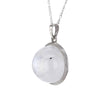 Round Moonstone Cabochon Necklace