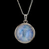 Round Moonstone Cabochon Necklace