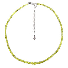 AA Grüne Topas Perlenkette