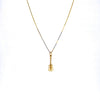 14kt Yellow Gold Vintage Guitar Pendant Necklace