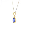 Micro Gold Plate Kyanite Pendant 14K Chain