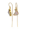 Organic Live Opal Earrings in 14K Gold Fill