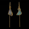 Organic Live Opal Earrings in 14K Gold Fill