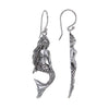 Meerjungfrauen-Ohrringe aus Sterlingsilber