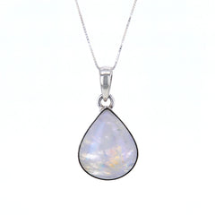 Teardrop Moonstone Cabochon Necklace