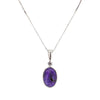 Natural Sugilite Pendant Necklace