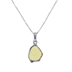 Organic Ethiopian Opal Pendant Necklace