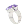 Pear Shaped Rose de France AAA Amethyst Ring 8