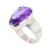 Pear Shaped Rose de France AAA Amethyst Ring 8