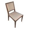 PAIR of Dining Room Chairs with Solid Oak Frame & Performance Cotton
