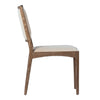 PAIR of Dining Room Chairs with Solid Oak Frame & Performance Cotton