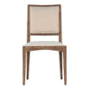 一對帶有實心橡木框架和天鵝絨內飾的餐廳椅子