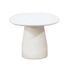 Turell Outdoor Dining Table in White Concrete