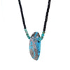 Turquoise & Black Spinel Necklace