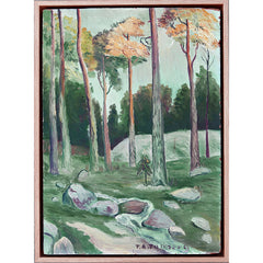 Tullerman 的復古森林戶外油畫