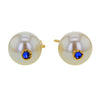 復古 80 年代紀梵希耳環夾，配上巨型人造珍珠 - 罕見