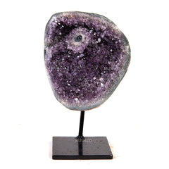 支架上的紫水晶 Druzy Geode v2