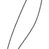 Conchiglia Spirale Italian Designer Necklace in Sterling Silver, Gold & Black Zircone