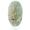 Ruby in Fuchsite Oval Egg Sculpture