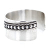 Navajo Sterling Silver Cuff Bracelet by Ron Yazzie