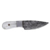 Maßgeschneidertes Messer mit 416-Lagen-Hi-Carbon-Damastklinge und Perlmuttgriff
