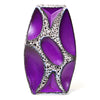 1970 年代大號紫色 Roth Keramik 菱形花瓶 311