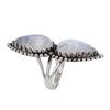 Butterfly Moonstone Sterling Silver Ring Size 7.5