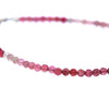 Waterfall Pink Tourmaline Microbead Bracelet
