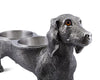 Luxuriöser, lebensgroßer Futternapf für Hunde aus Sterlingsilberzinn