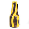 Dumler und Breiden Vase aus den 1960er Jahren mit gelber und brauner Glasur 