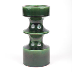 Grüner Kerzenhalter Carl Zalloni für Steuler Keramik